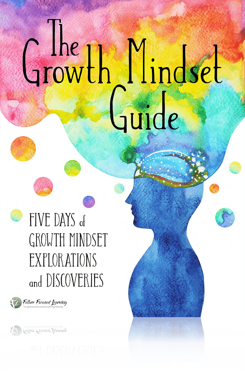 colourful growth mindset book title page